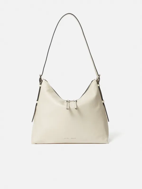 Large Trafalgar Shoulder Bag | White sold by Jigsaw