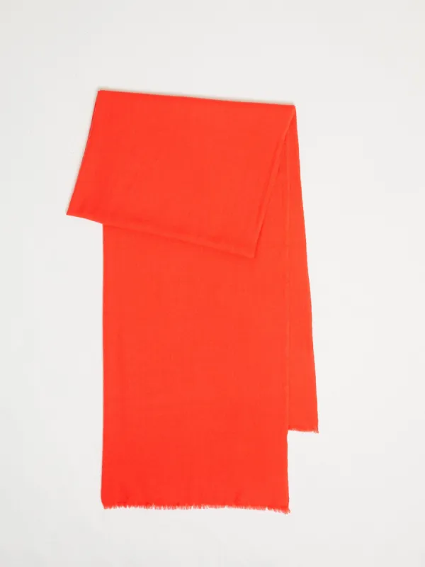 Wool Silk Pashmina | Coral sold by Jigsaw
