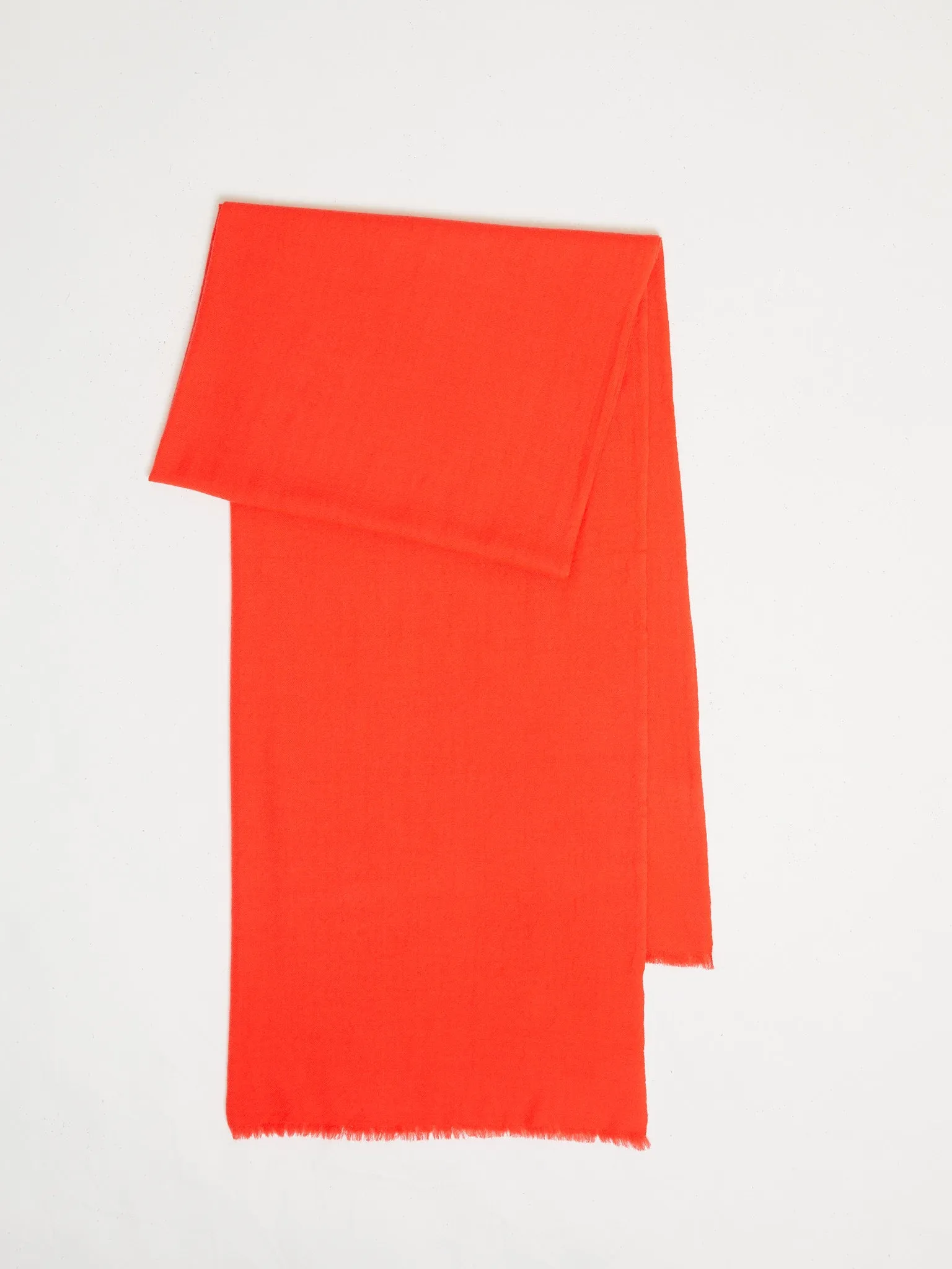 Wool Silk Pashmina | Coral sold by Jigsaw