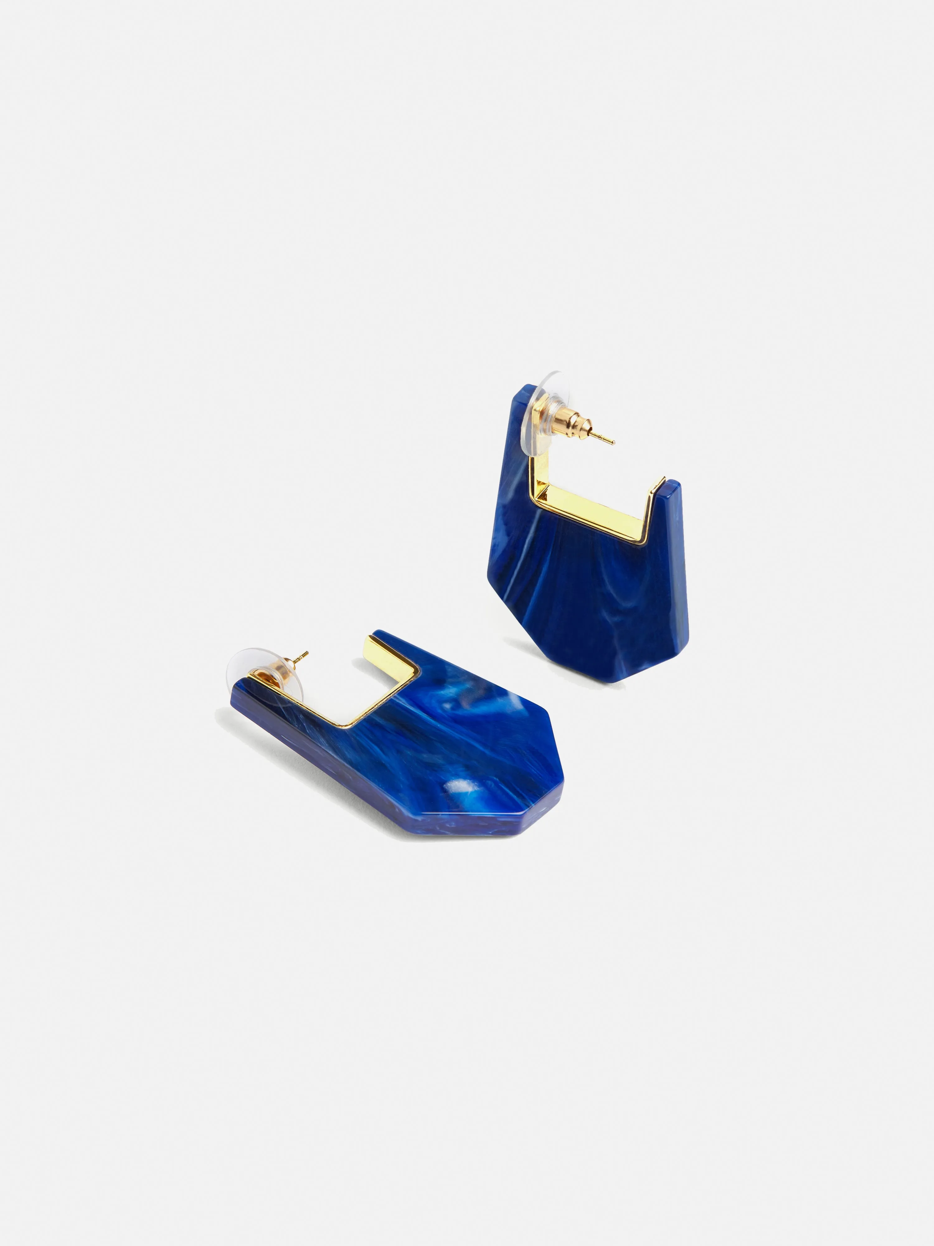 Resin Earrings | Blue sold by Jigsaw