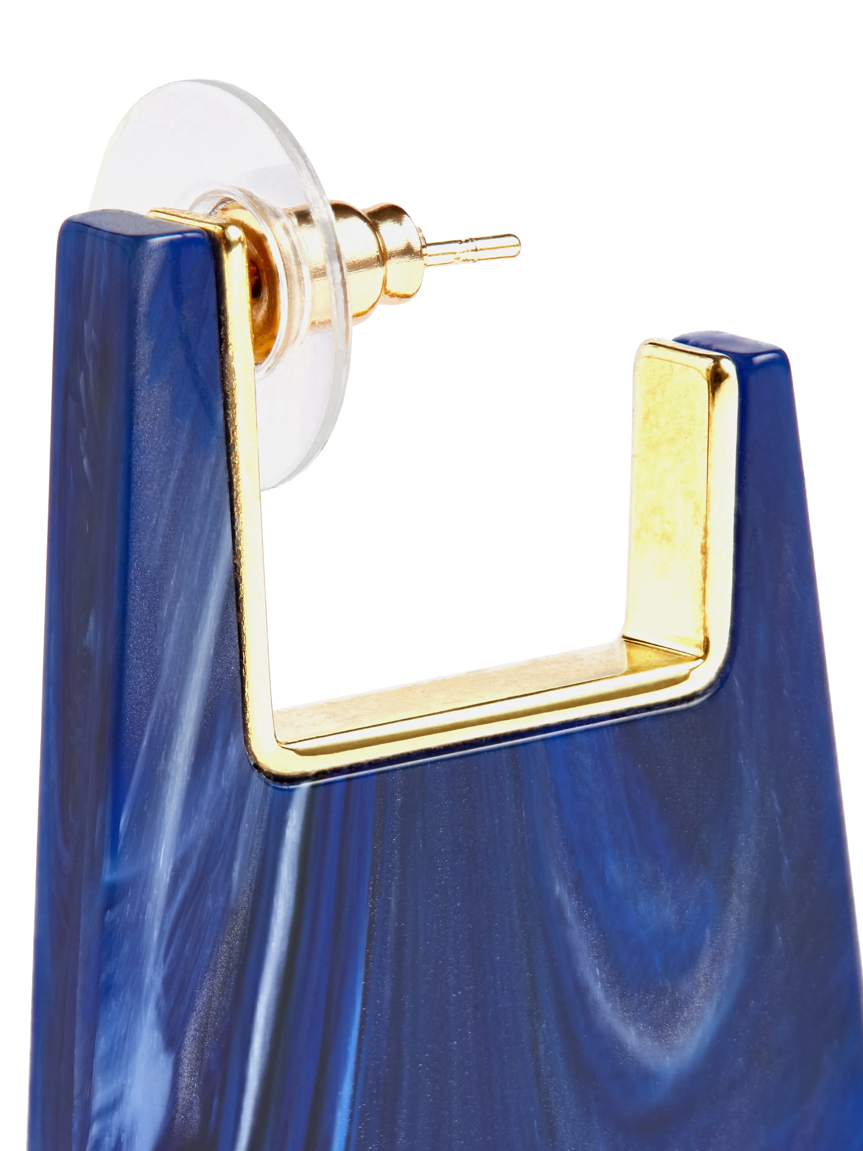 Resin Earrings | Blue sold by Jigsaw product image thumbnail 3