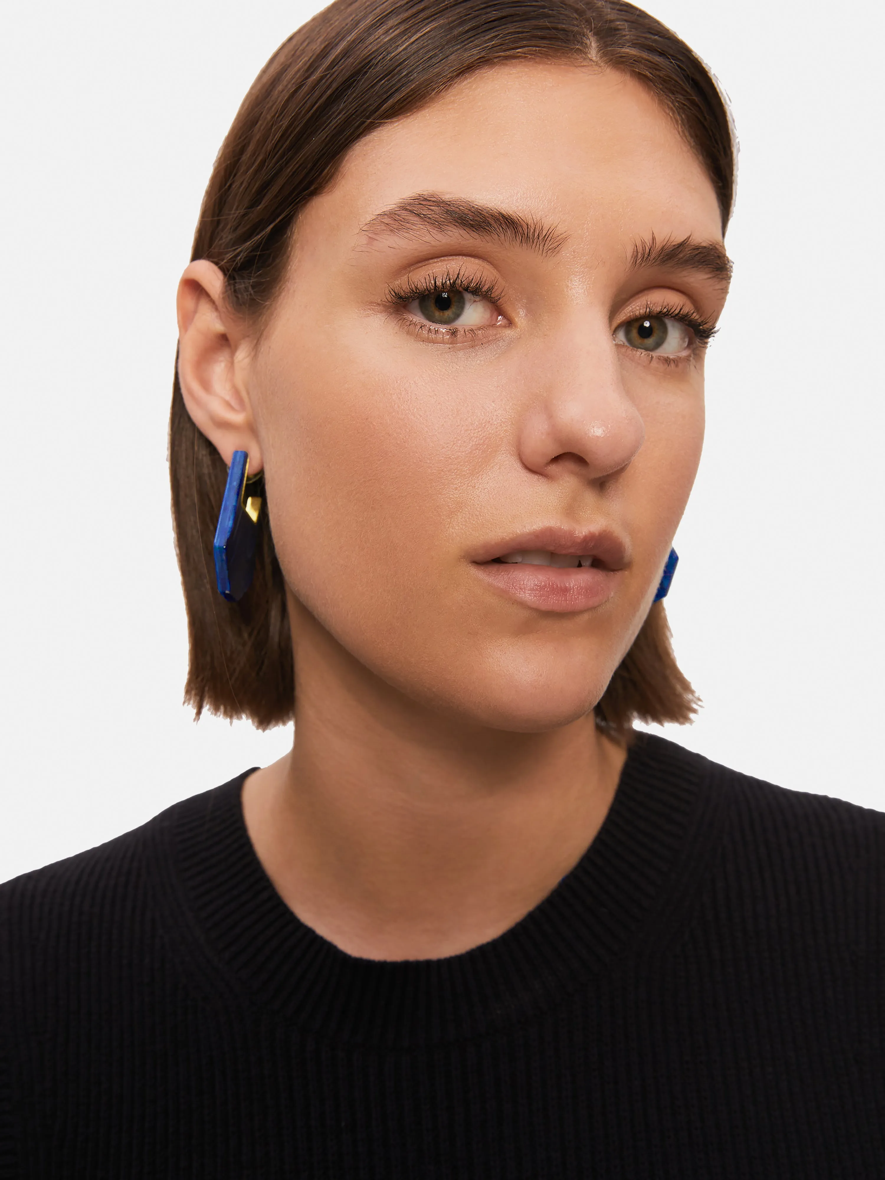 Resin Earrings | Blue sold by Jigsaw product image thumbnail 2