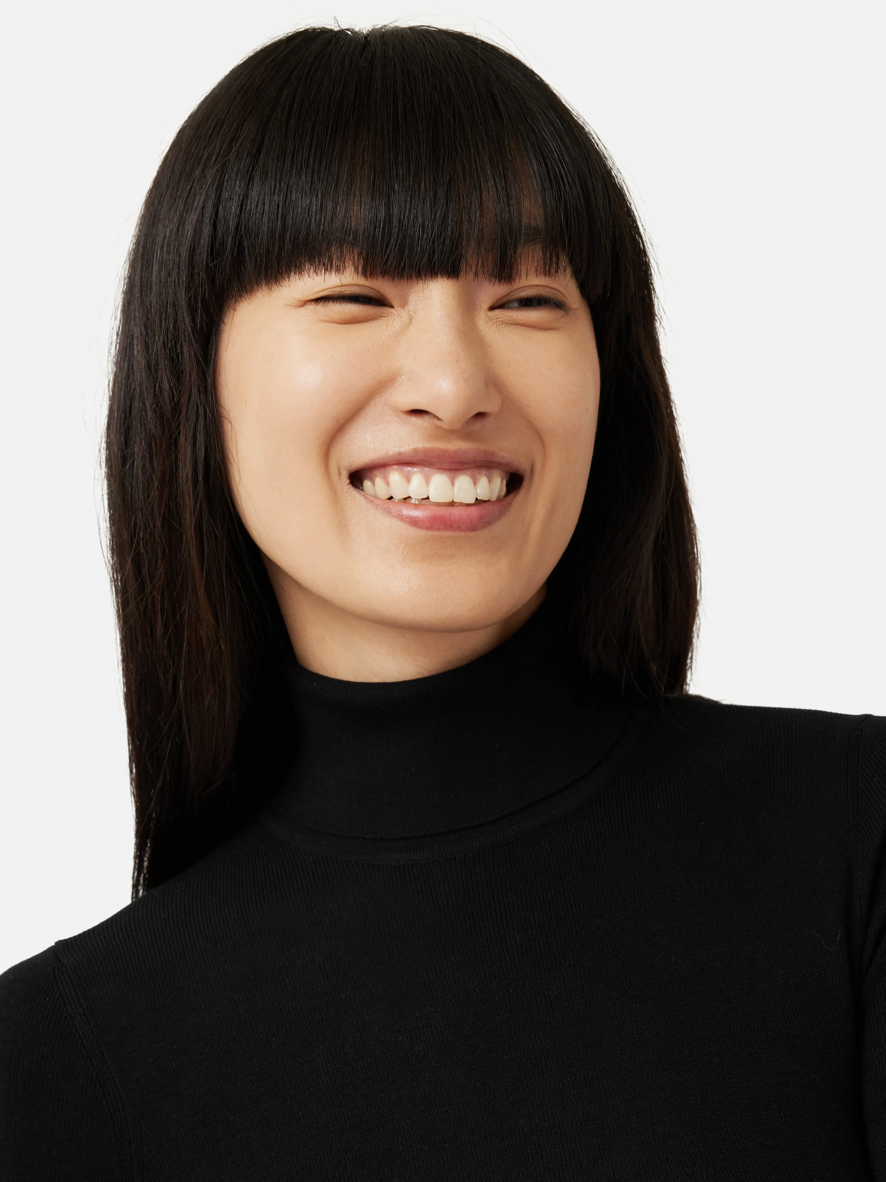 Silk Cotton Polo Jumper | Black sold by Jigsaw product image thumbnail 2