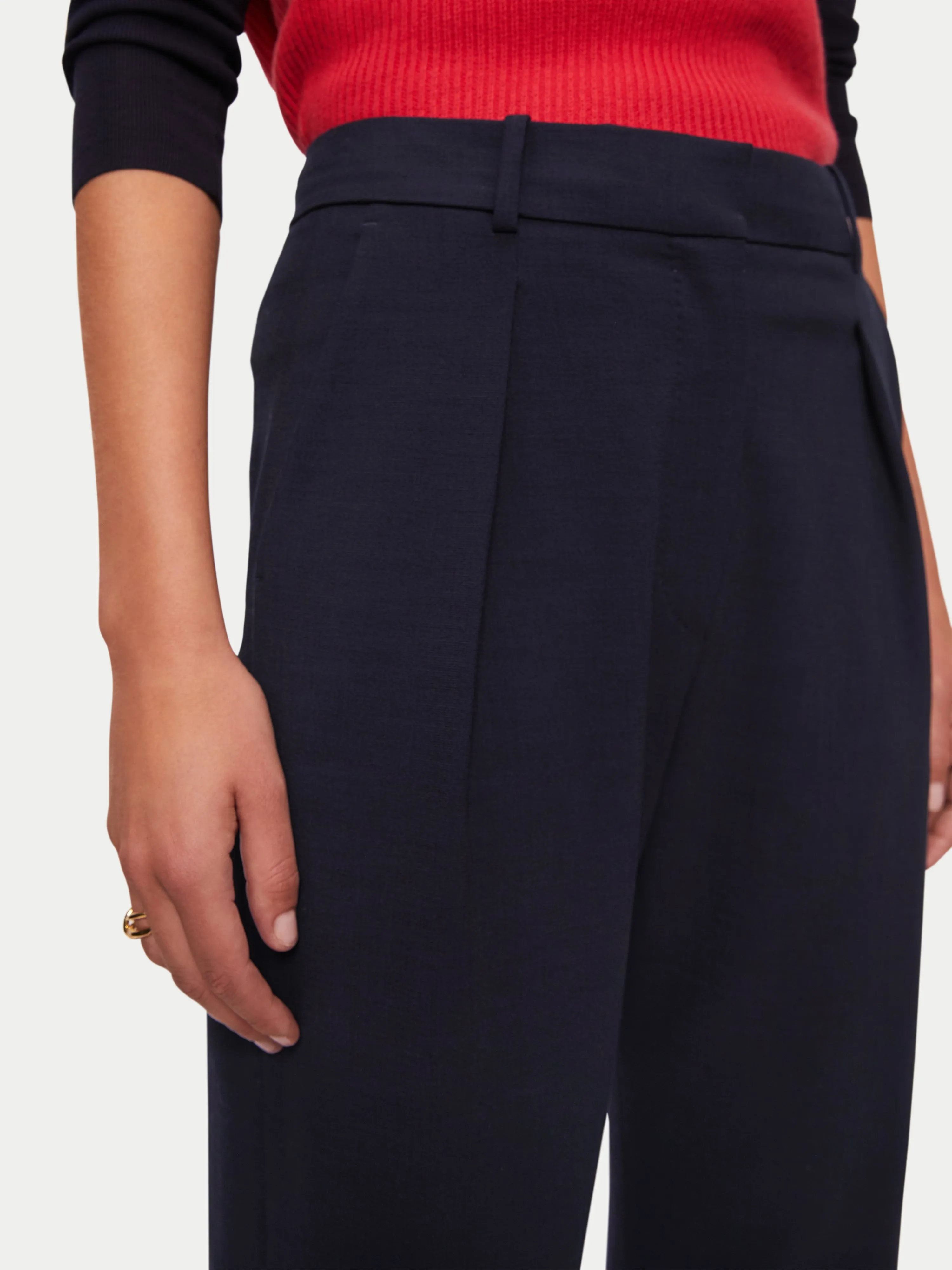 Crosshatch Logan Trouser | Navy sold by Jigsaw product image thumbnail 3