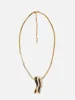 Organic Enamel Inlay Pendant | Black sold by Jigsaw