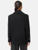 Wool Twill Longline Pea Coat | Black sold by Jigsaw