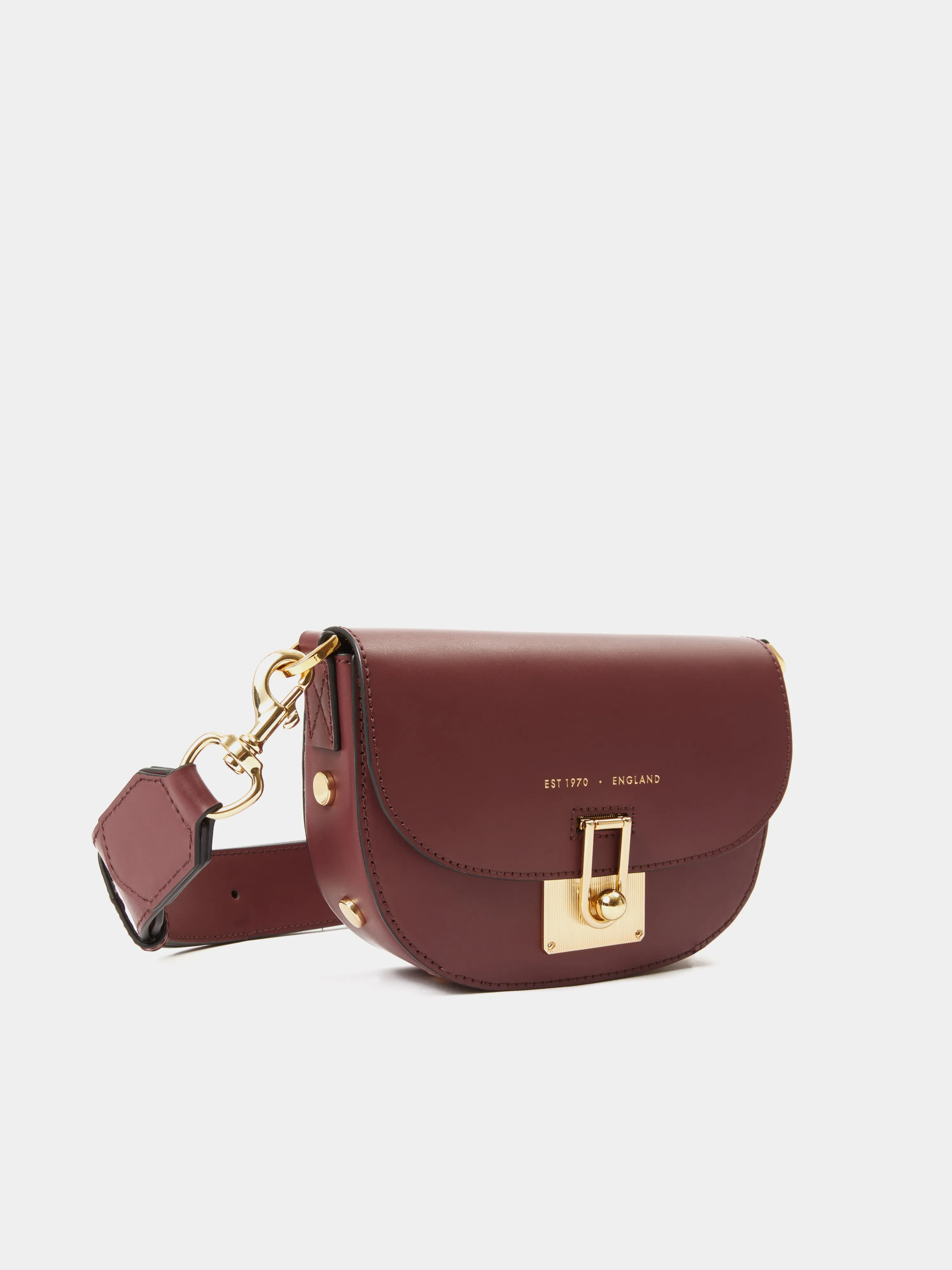 Denbigh Studded Leather Bag | Pink sold by Jigsaw product image thumbnail 2