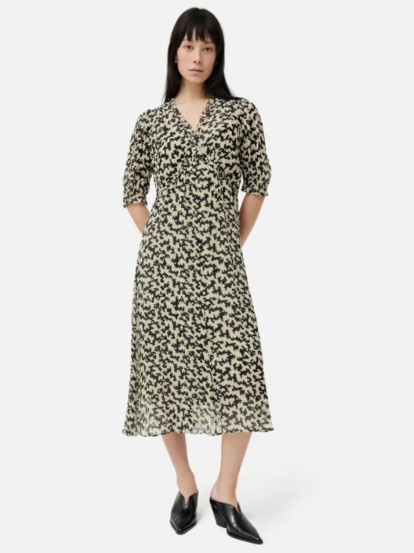 Reef Odyssey Crinkle Dress | Monochrome sold by Jigsaw