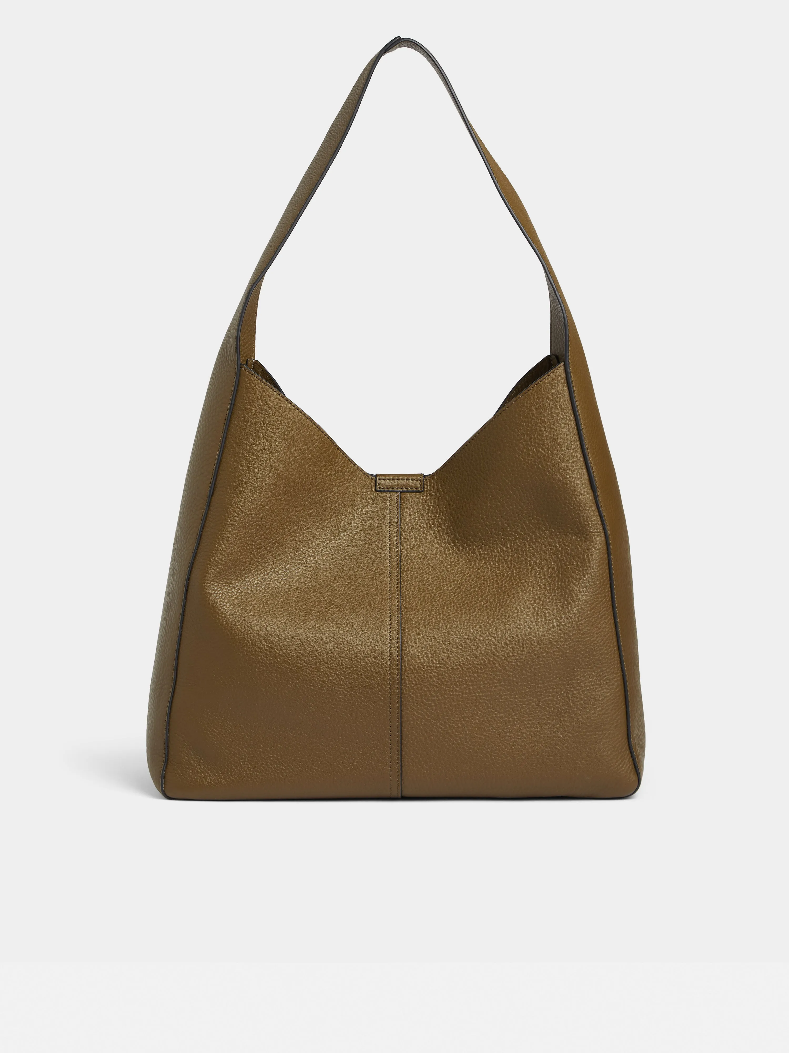 Heckfield Leather Tote | Brown sold by Jigsaw
