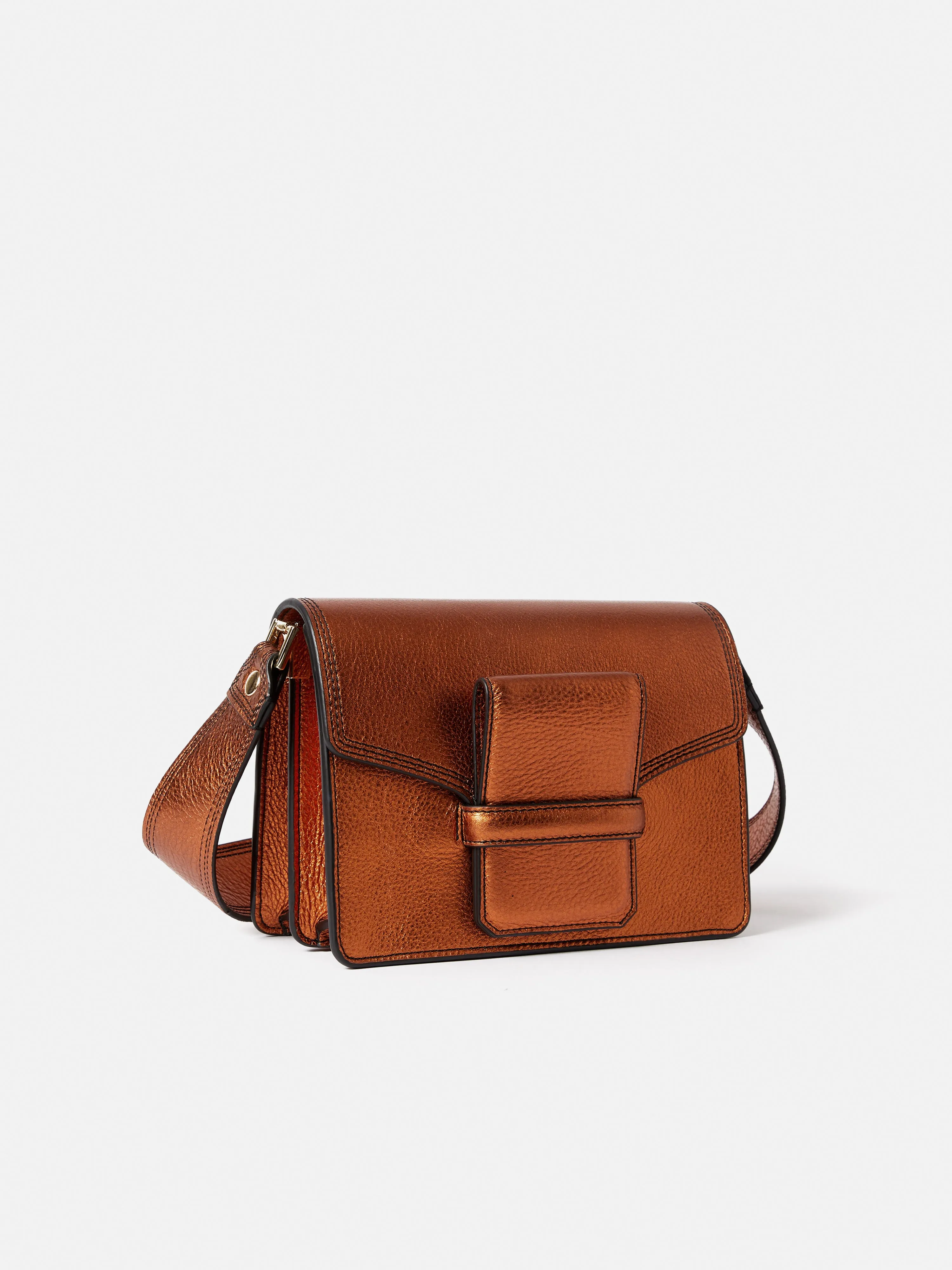 Ada Leather Crossbody Bag | Copper sold by Jigsaw product image thumbnail 3