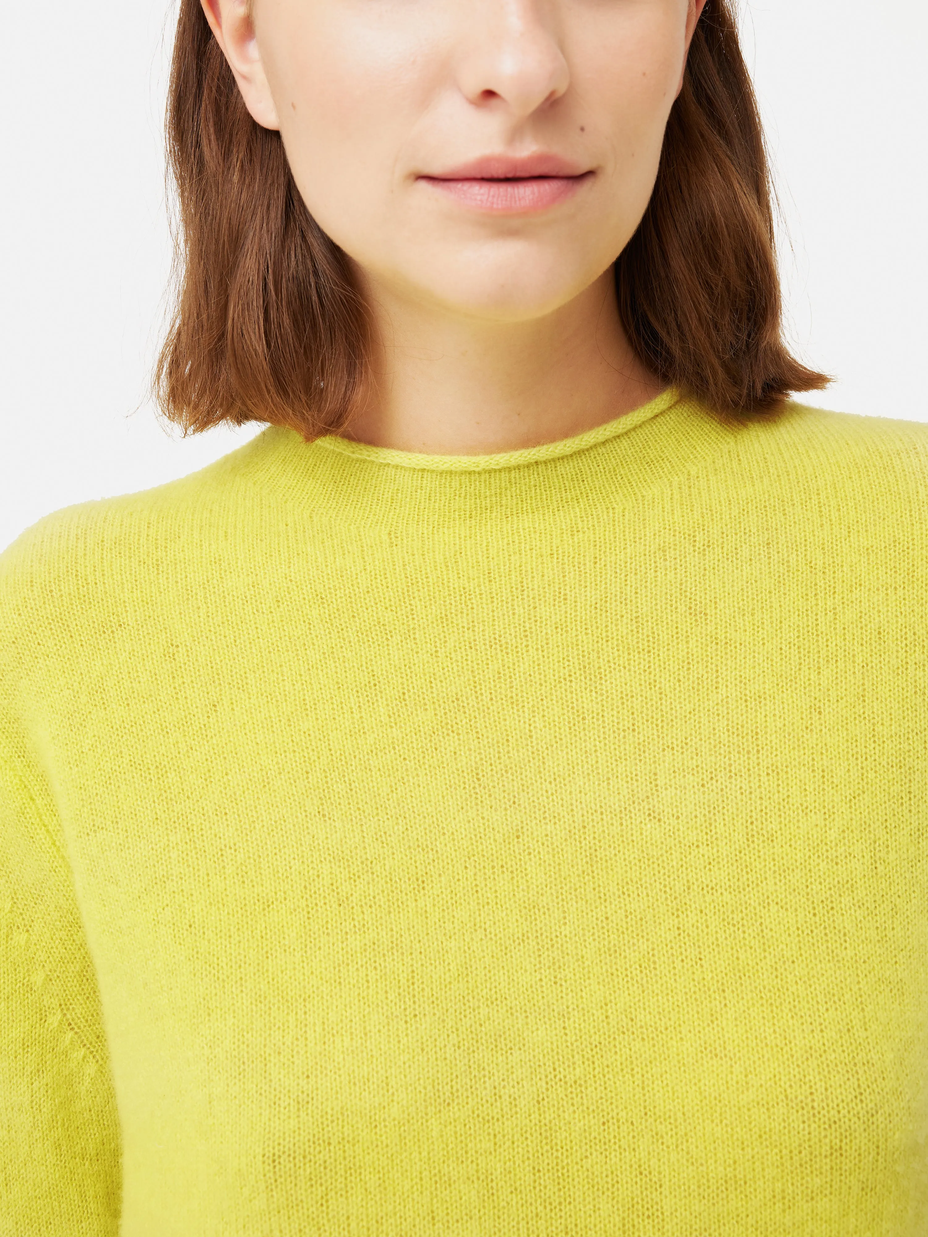 Cloud Cashmere Eldon Jumper | Yellow sold by Jigsaw product image thumbnail 2