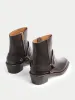 Collagerie Leather Ankle Boot | Brown sold by Jigsaw