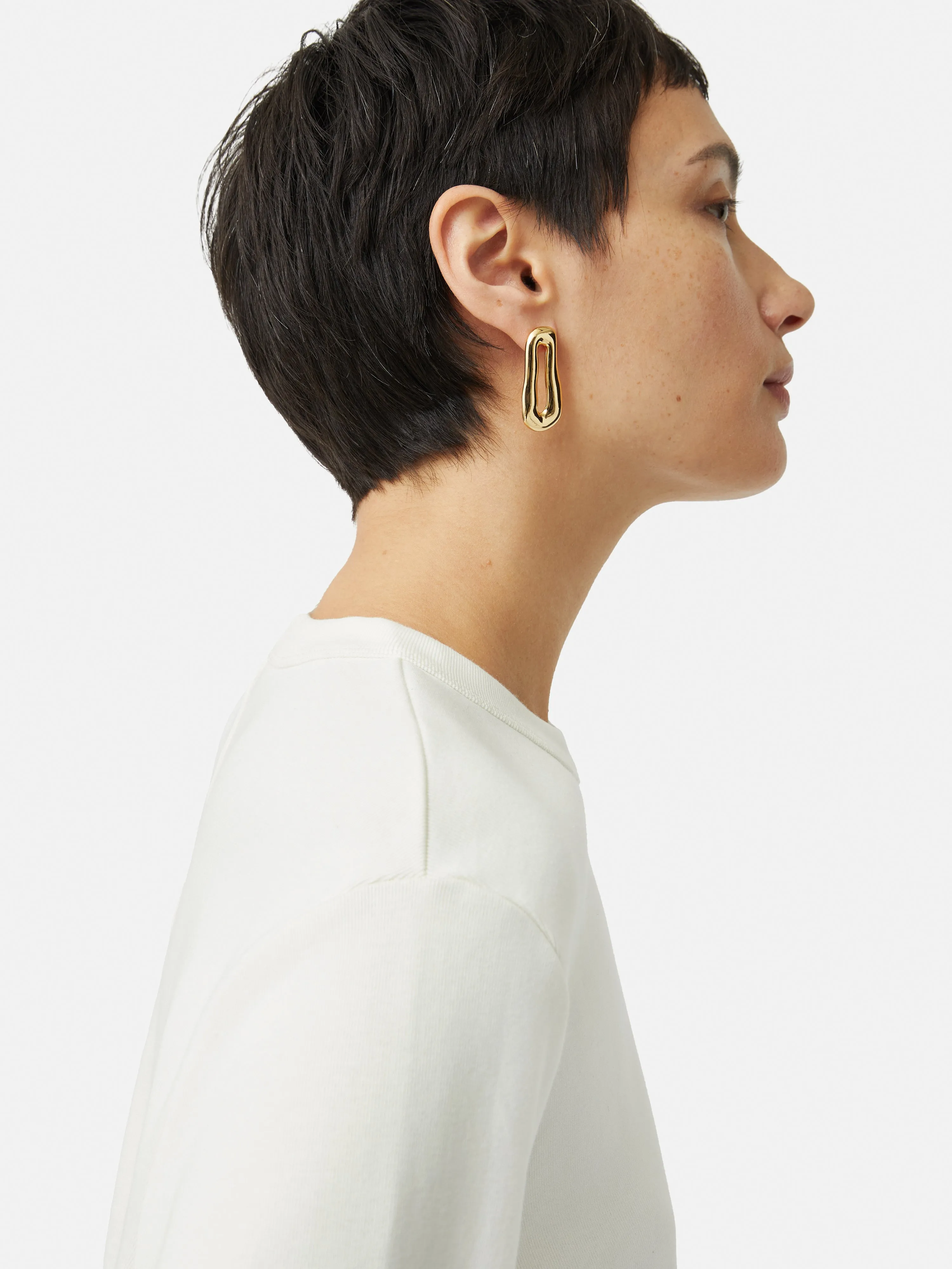 Heavy Cotton Sweatshirt | Cream sold by Jigsaw product image thumbnail 2