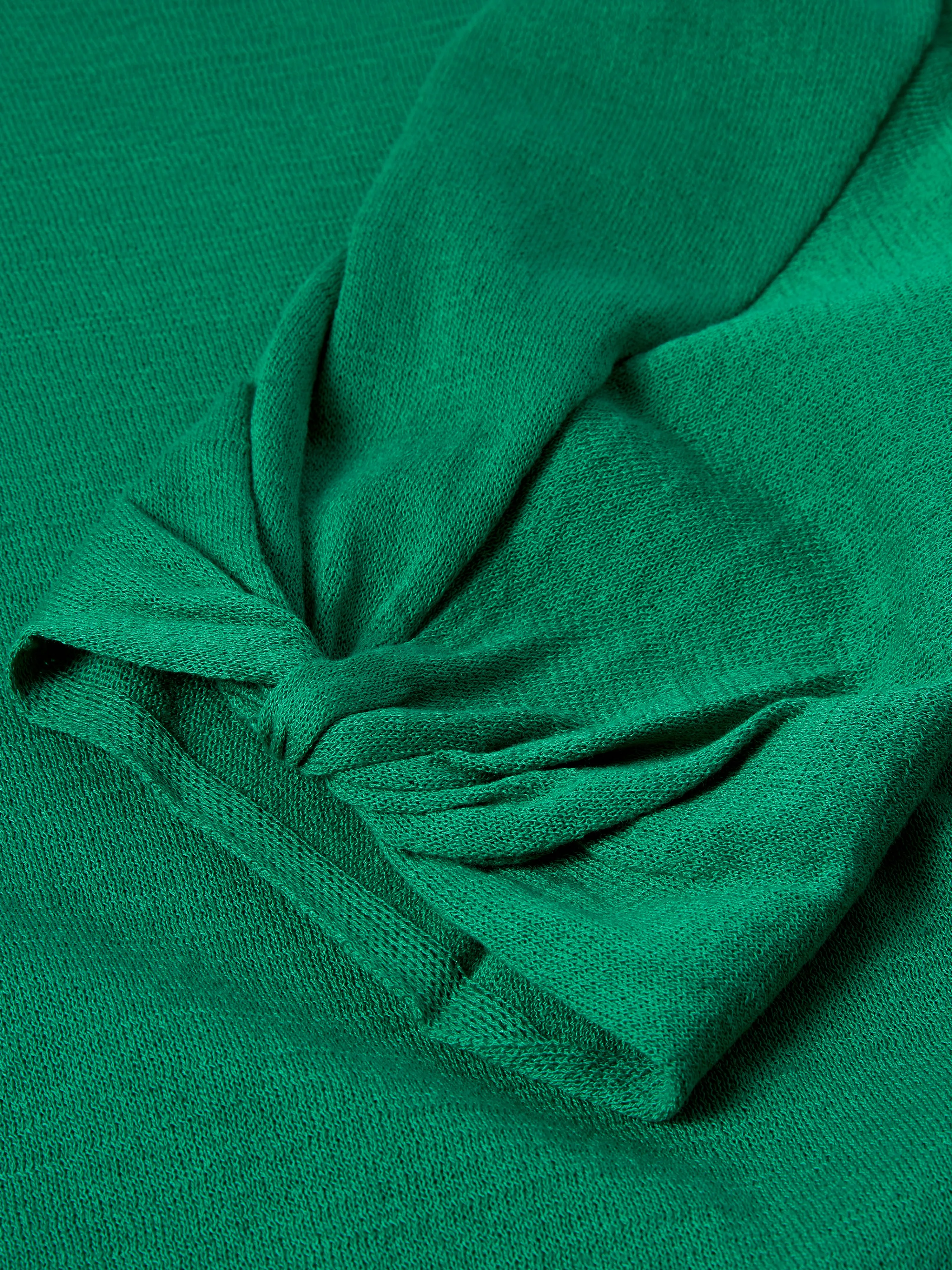 Twist Sleeve Knitted Top | Green sold by Jigsaw product image thumbnail 5