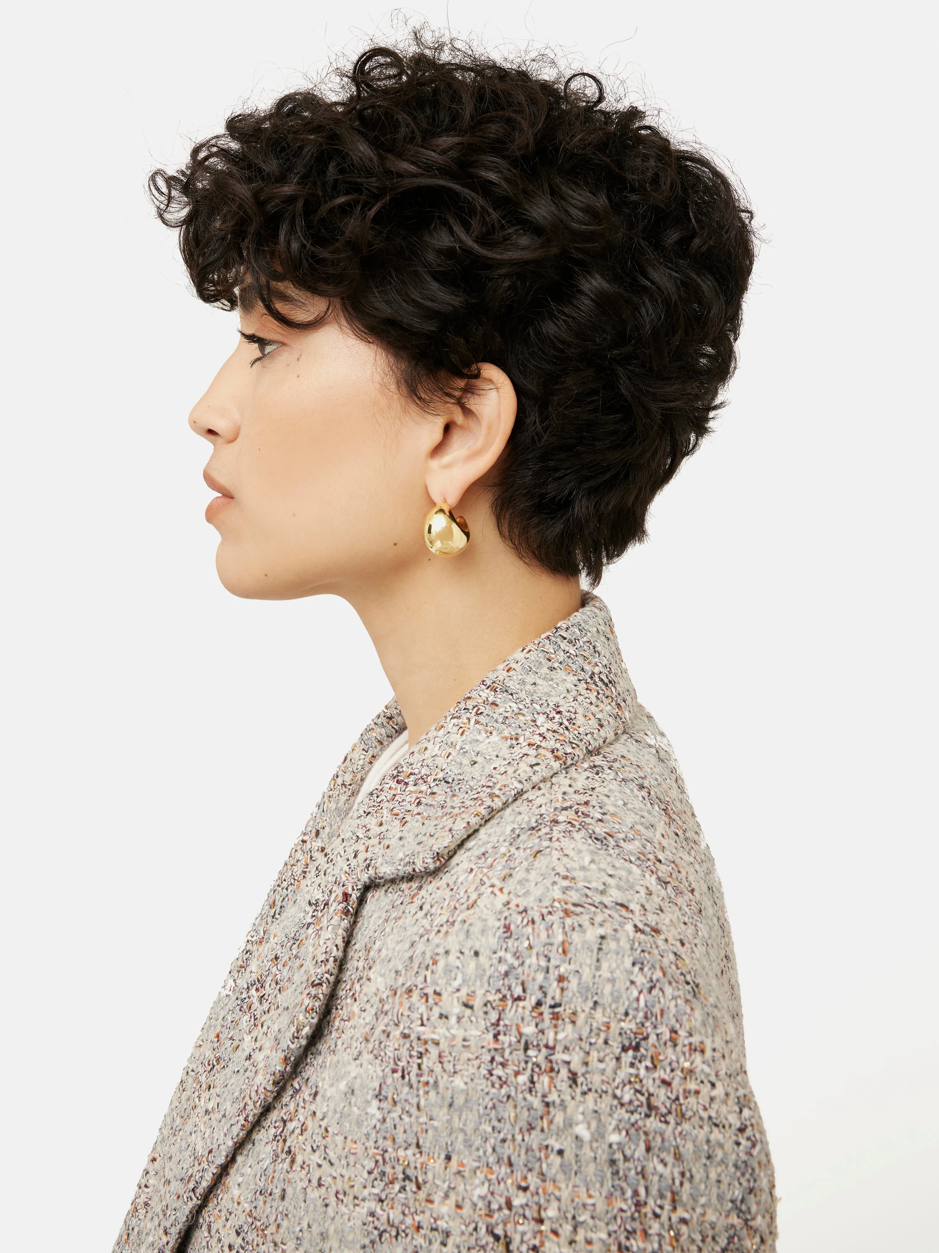 Boucle Coat | Multi sold by Jigsaw product image thumbnail 5