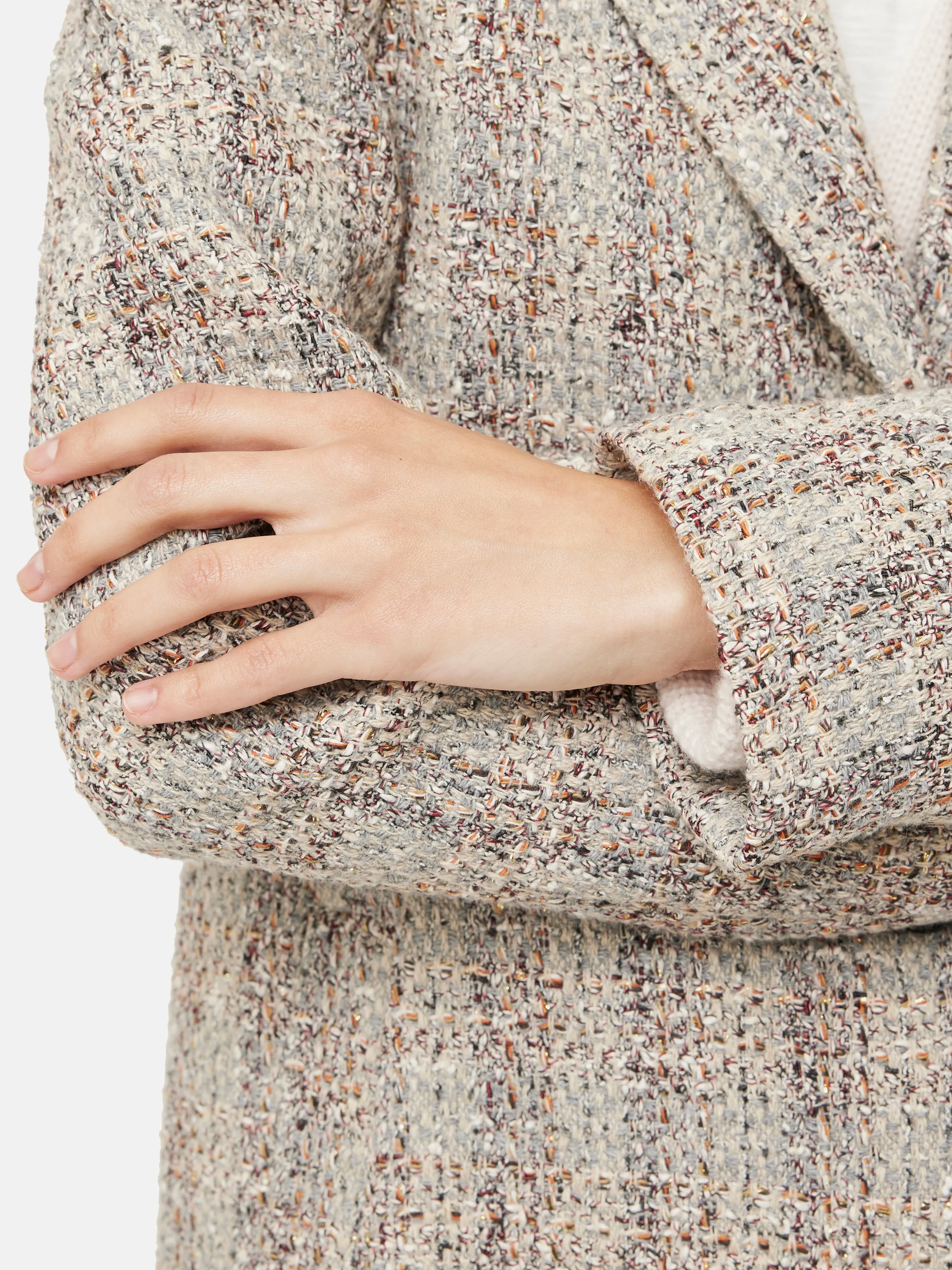 Boucle Coat | Multi sold by Jigsaw product image thumbnail 4