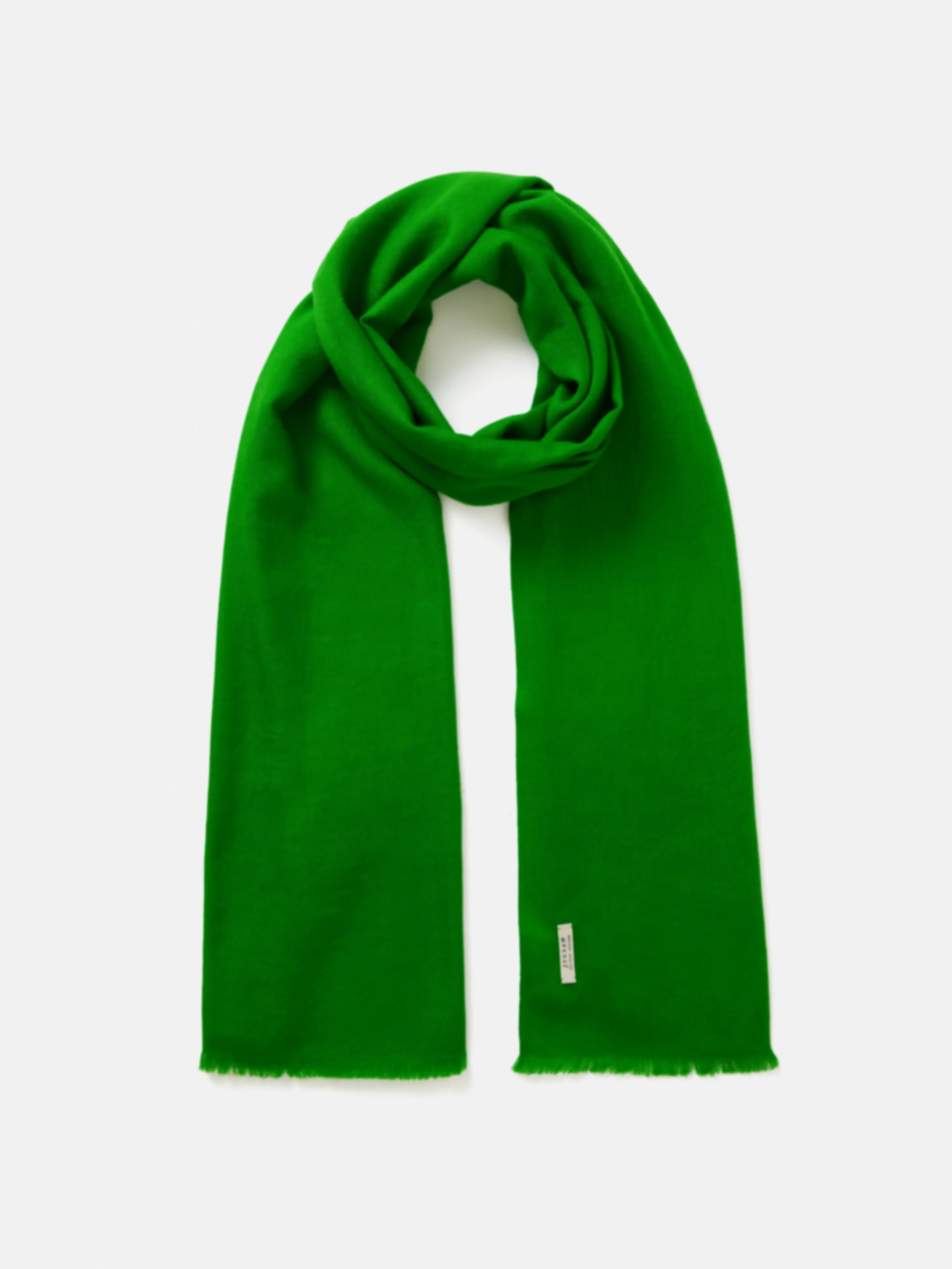 Wool Silk Pashmina | Green sold by Jigsaw