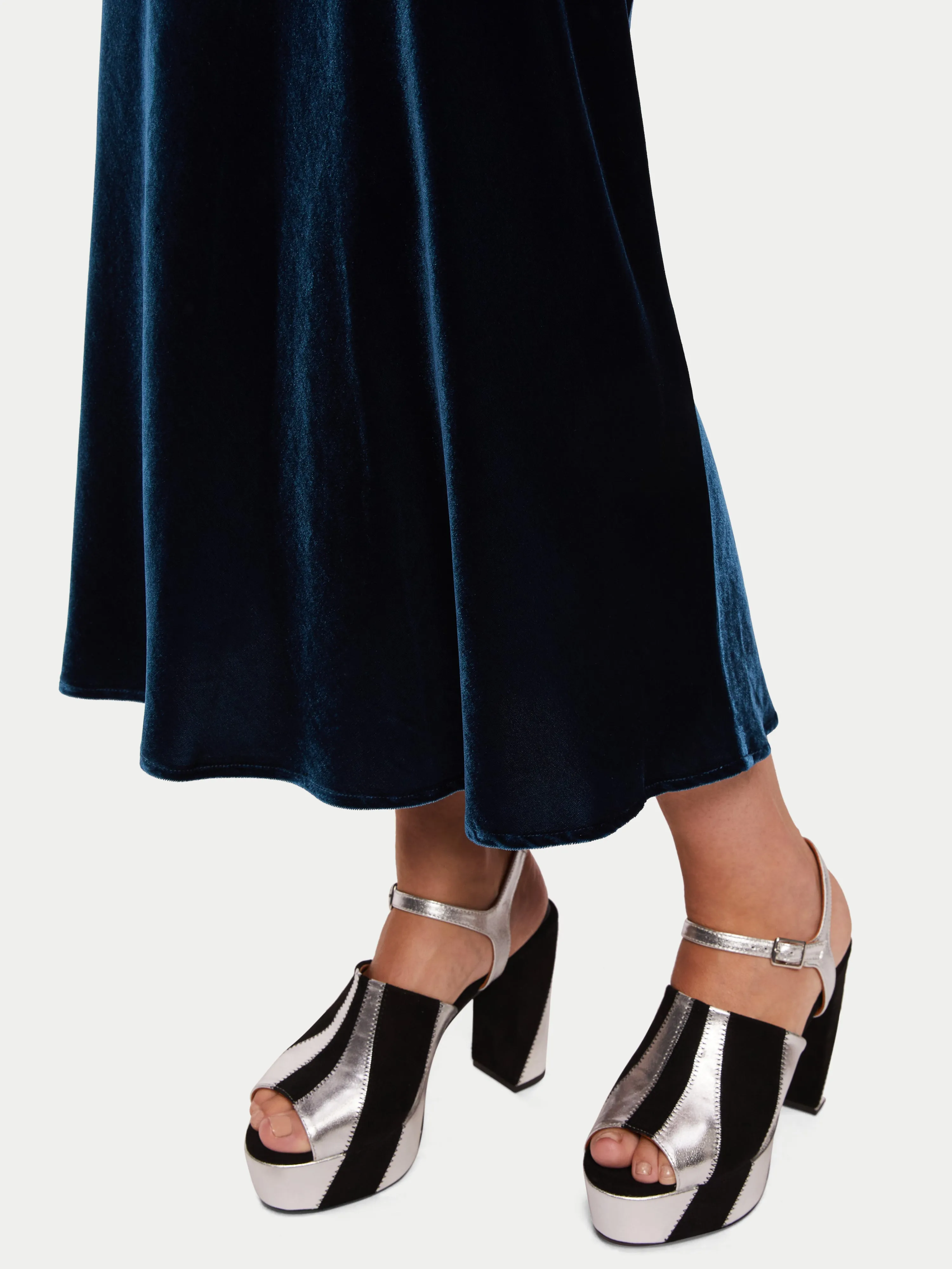 Velvet Maxi Skirt | Peacock sold by Jigsaw product image thumbnail 2