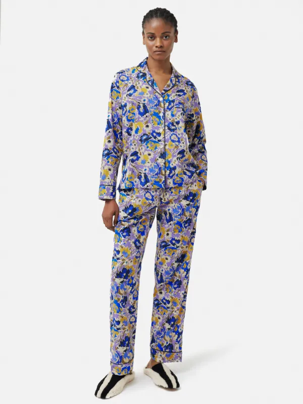 Abstract Meadow Pyjama | Ivory sold by Jigsaw