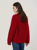 Fishermans Rib Crew Jumper | Red sold by Jigsaw