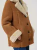 Merino Shearling Leather Coat | Ginger sold by Jigsaw