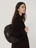 Nylon Drawstring Crossbody | Chocolate sold by Jigsaw