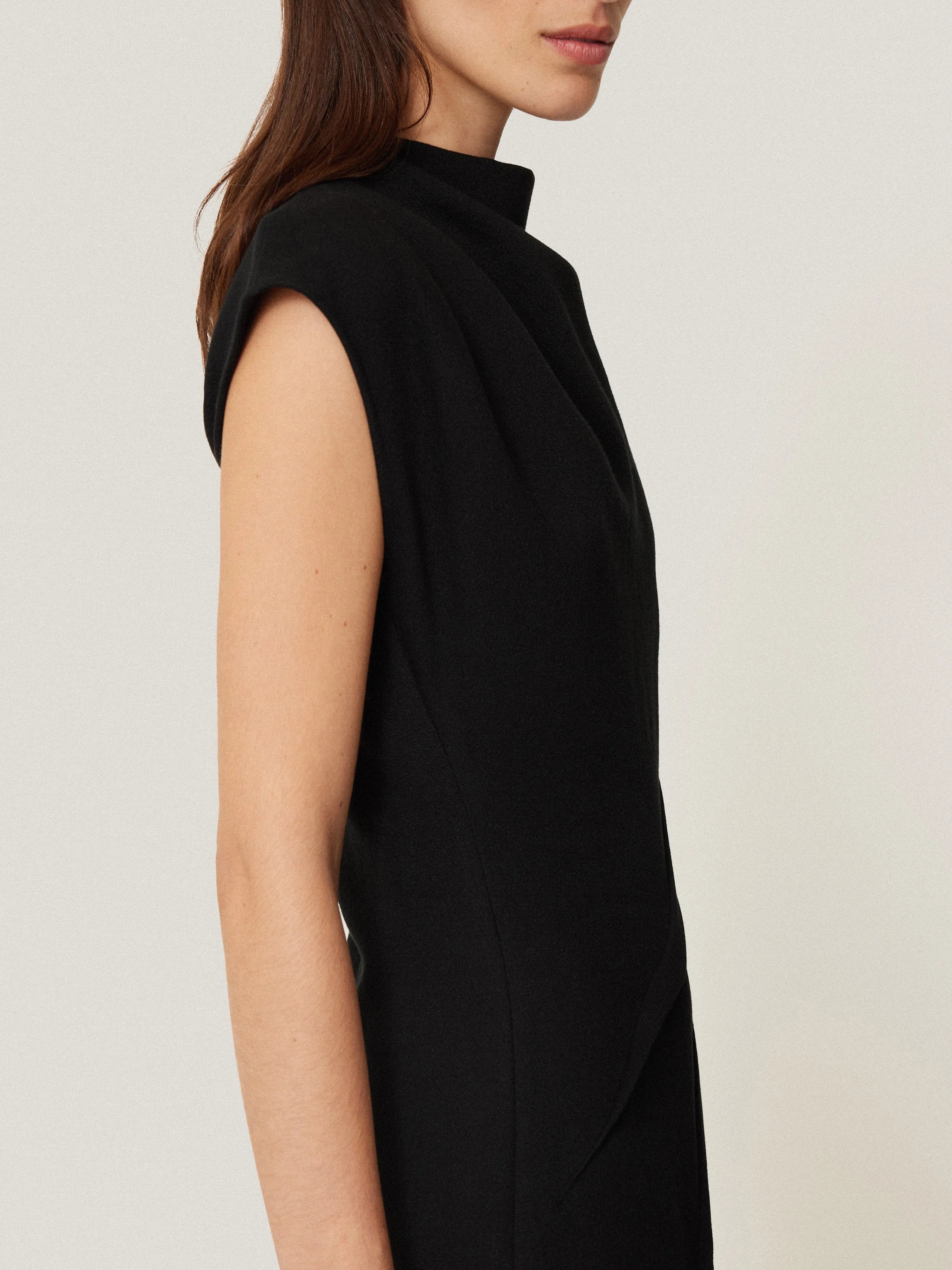 Structured Dart Dress | Black sold by Jigsaw product image thumbnail 2