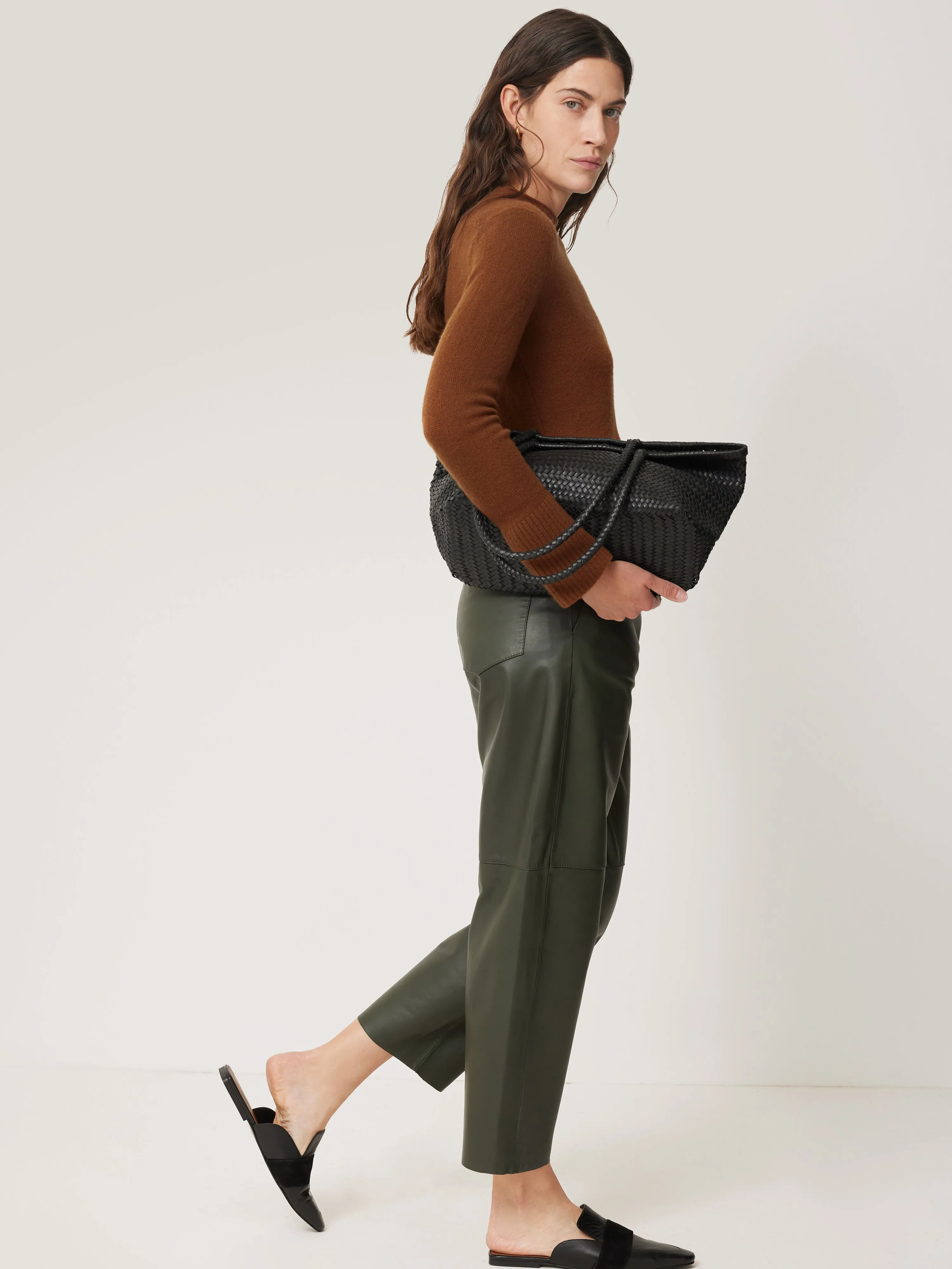 Cloud Cashmere Eldon Jumper | Toffee sold by Jigsaw product image thumbnail 5