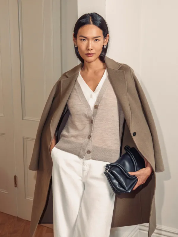 Double Faced Tailored Coat | Mole sold by Jigsaw