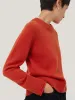Compact Wool Cashmere Blend Jumper | Orange sold by Jigsaw