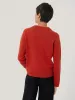 Compact Wool Cashmere Blend Jumper | Orange sold by Jigsaw