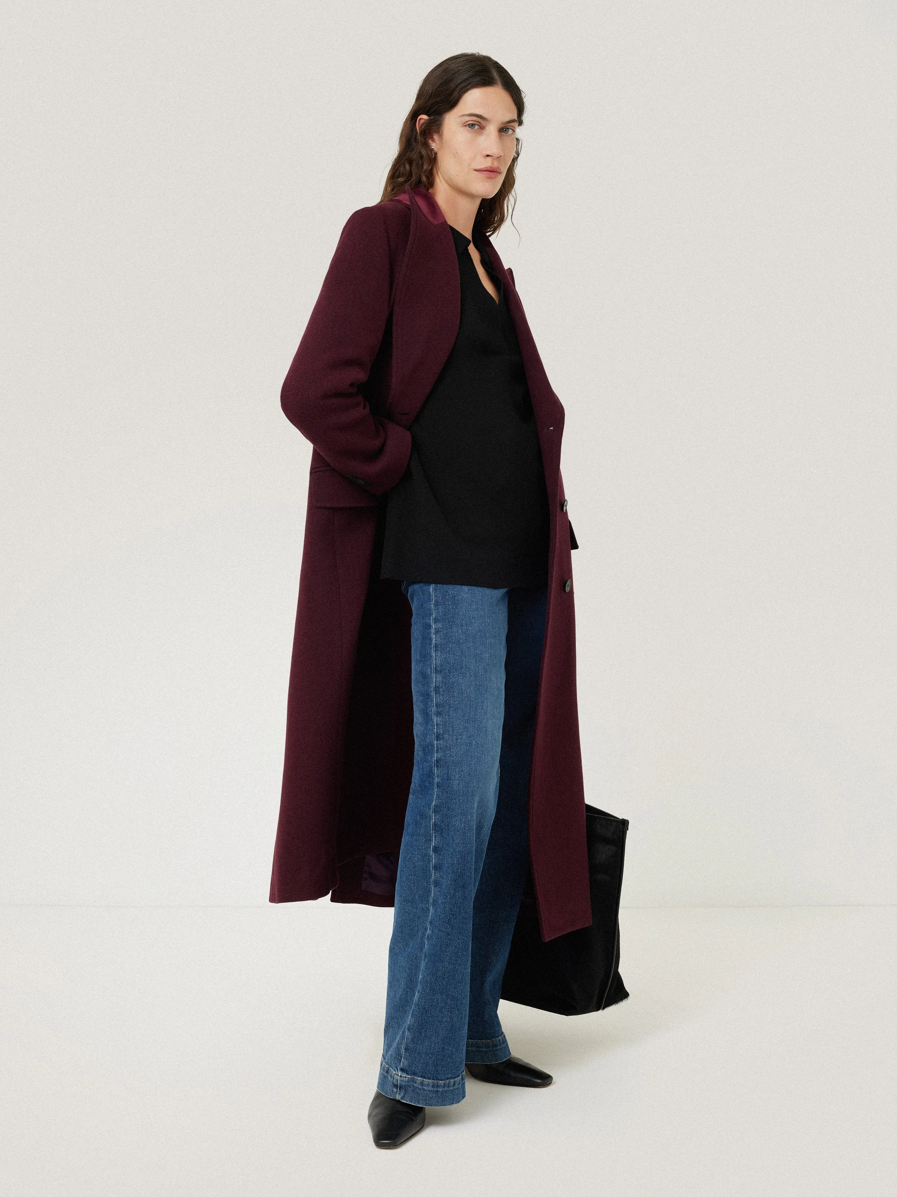 Knitted Kaftan Top | Black sold by Jigsaw product image thumbnail 5