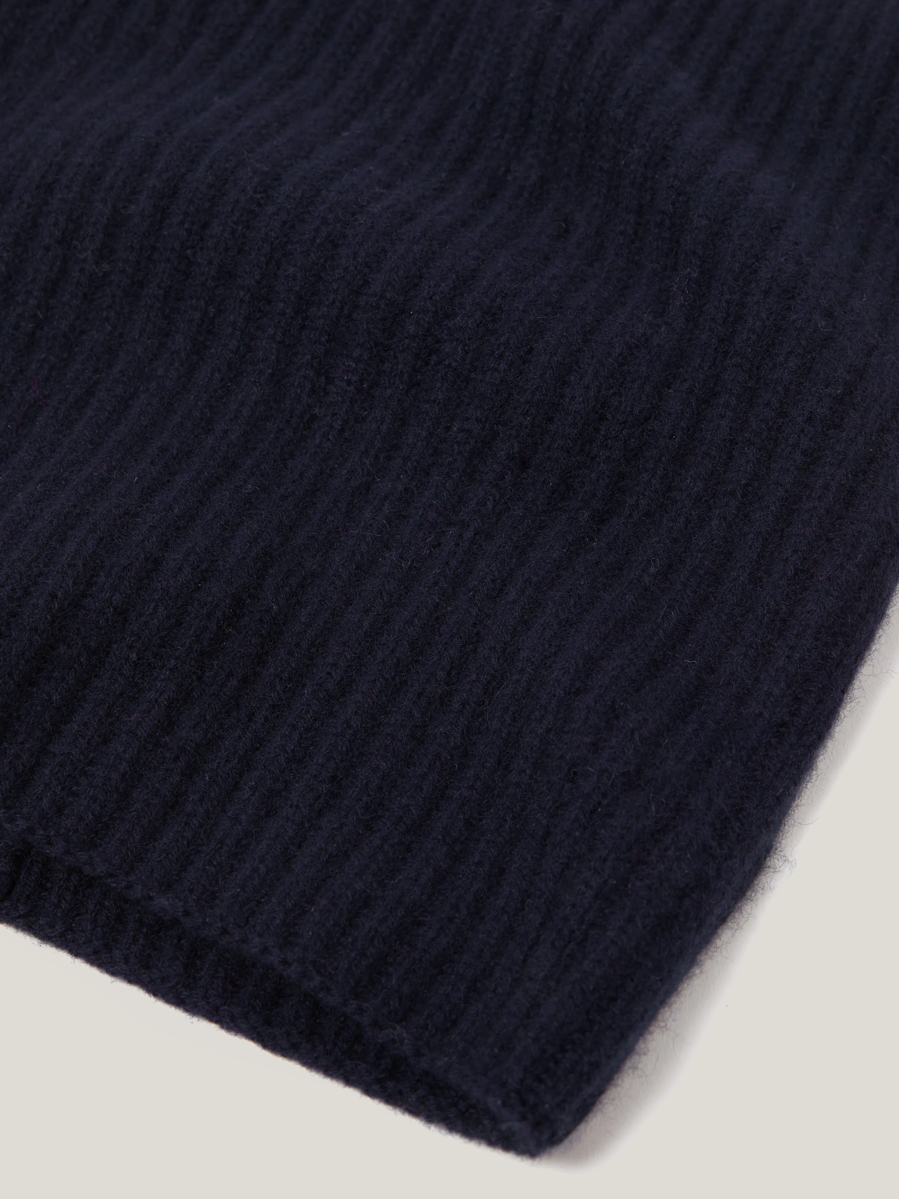 Wool Cashmere Blend Snood | Navy sold by Jigsaw product image thumbnail 4