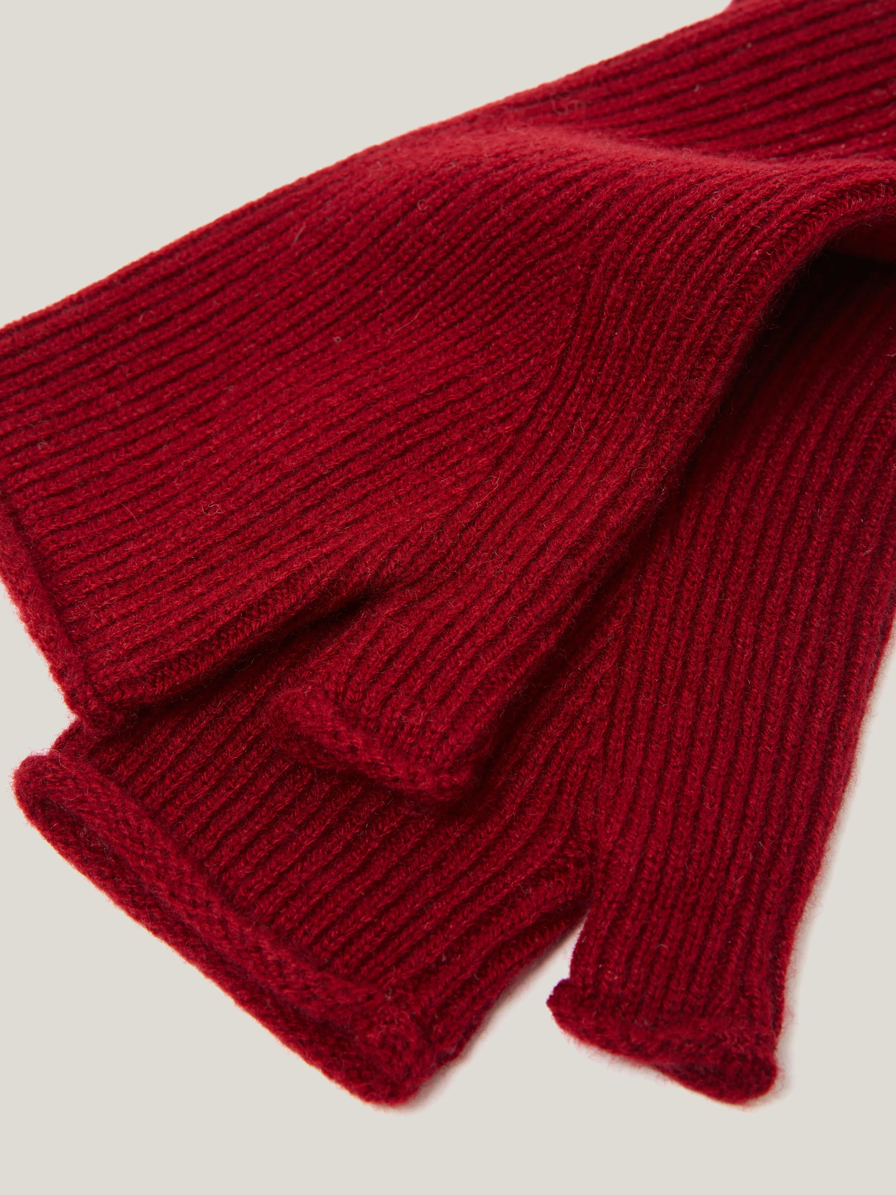 Wool Cashmere Blend Mittens | Red sold by Jigsaw product image thumbnail 3