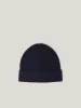 Wool Cashmere Blend Beanie | Navy sold by Jigsaw