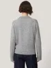 Wool Cashmere Blend Collar Jumper | Light Grey sold by Jigsaw