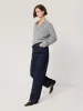 Wool Cashmere Blend Collar Jumper | Light Grey sold by Jigsaw