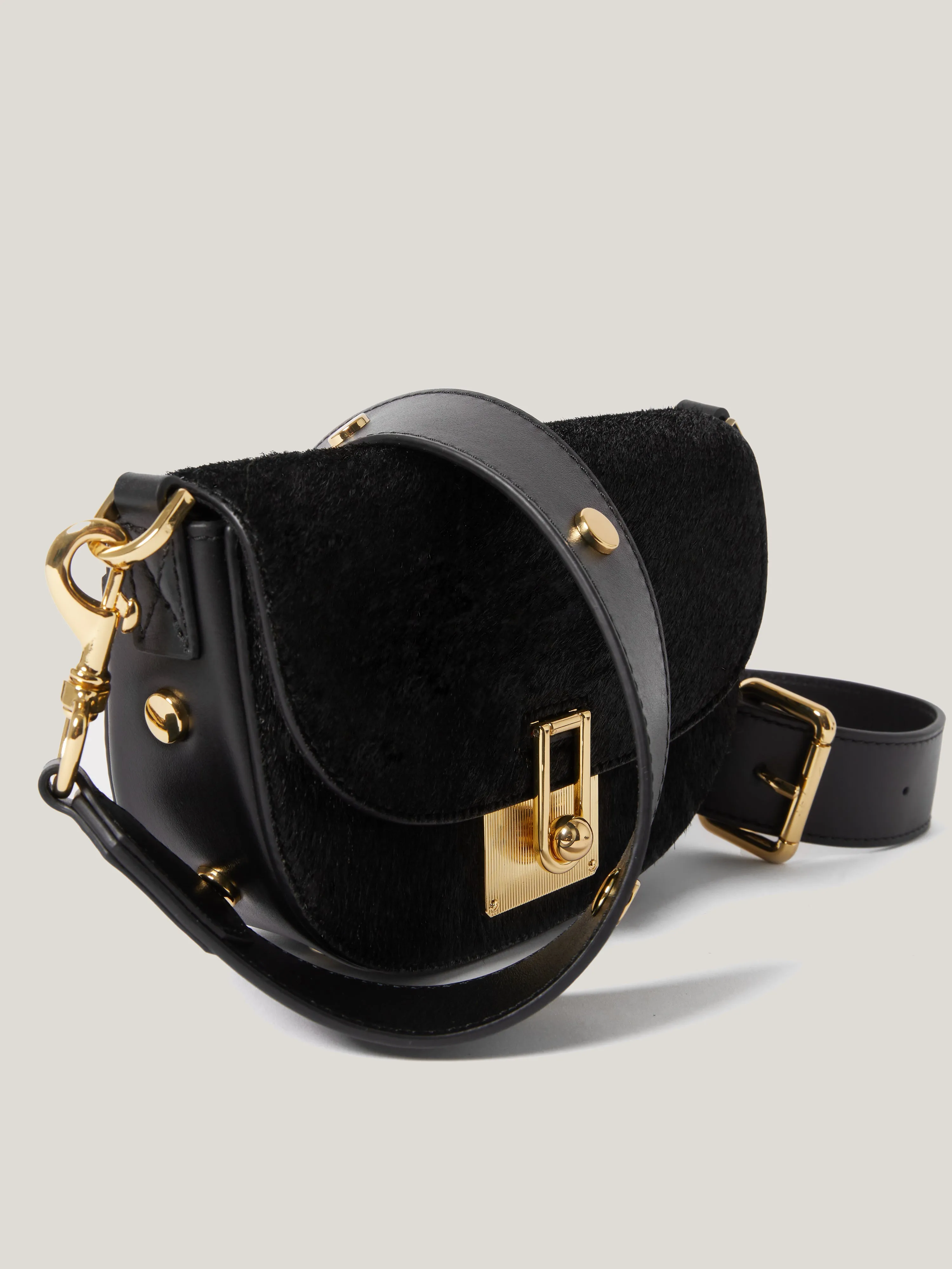 Calf Hair Denbigh Crossbody | Black sold by Jigsaw product image thumbnail 2