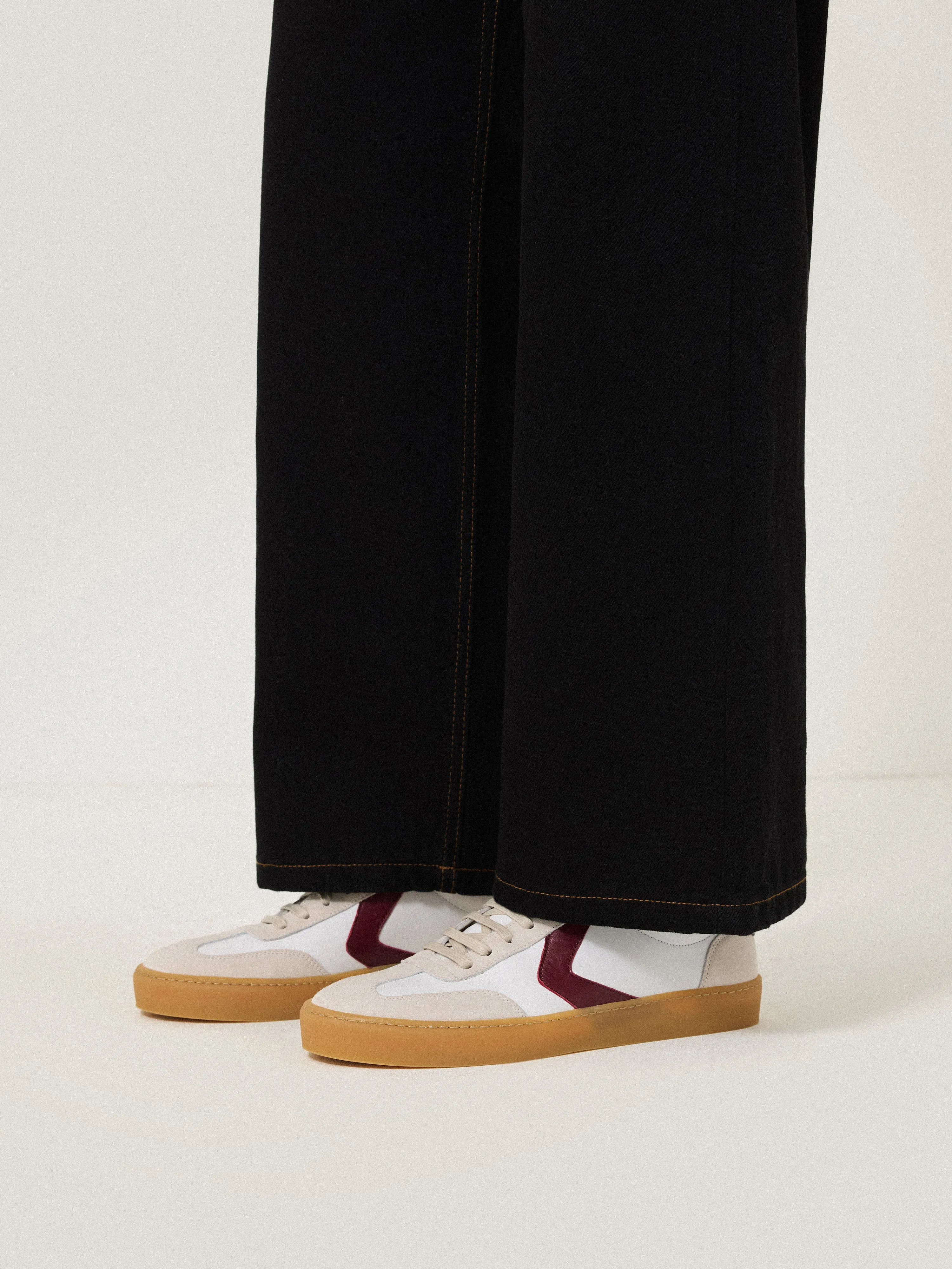 Portland Vintage Classic Trainer | White sold by Jigsaw product image thumbnail 3