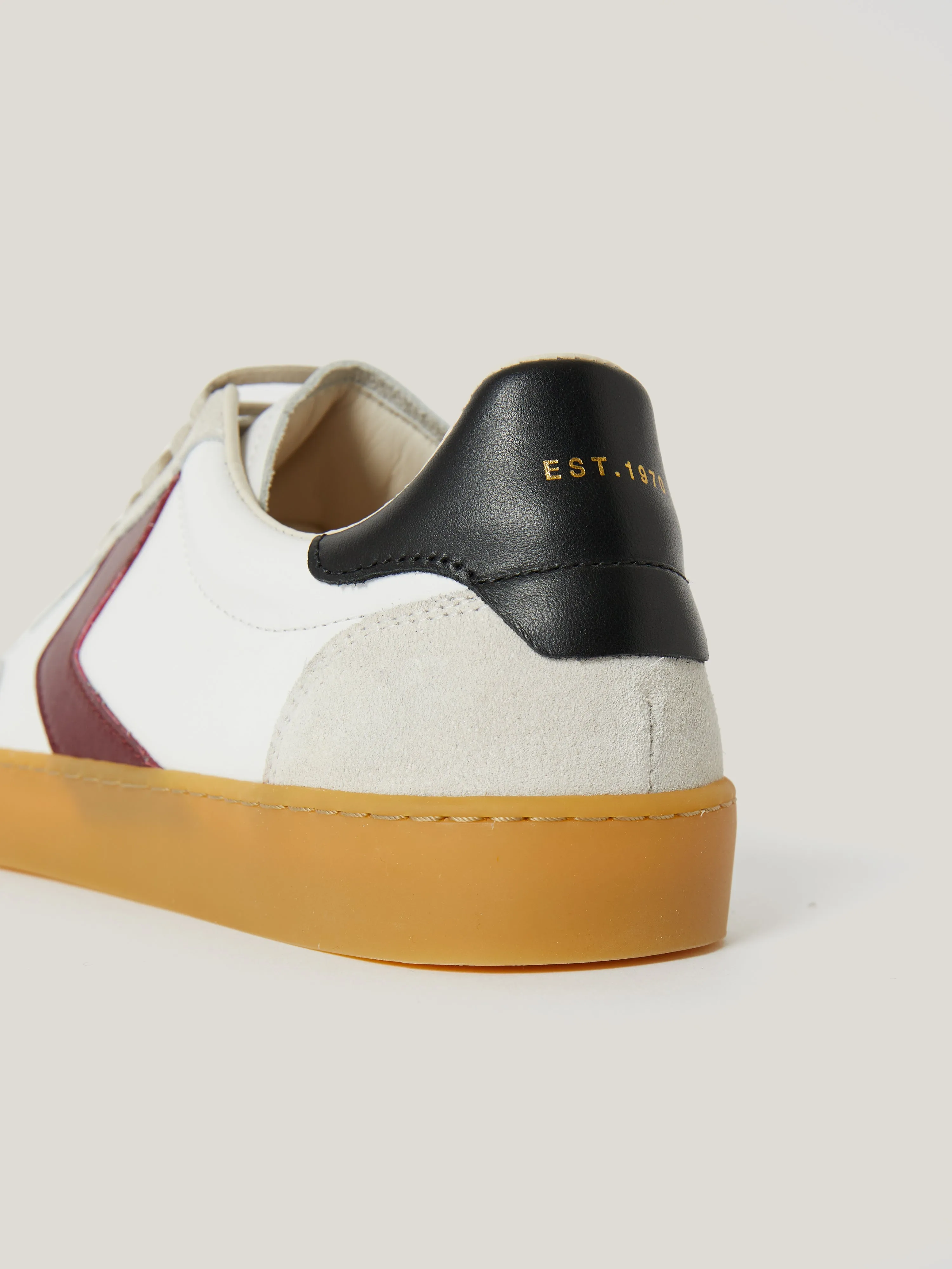 Portland Vintage Classic Trainer | White sold by Jigsaw product image thumbnail 4