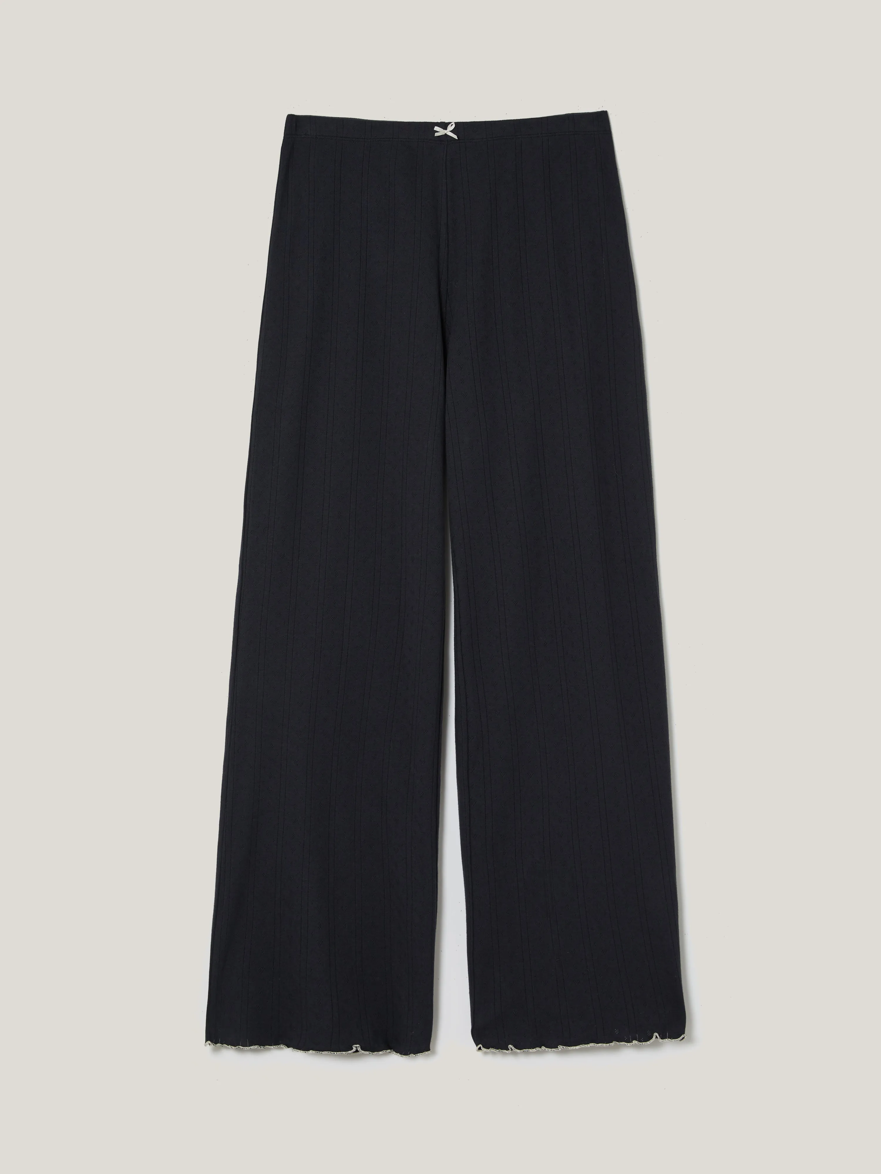 Pointelle Trousers | Navy sold by Jigsaw