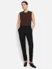 Fluid Twill Palmer Trouser | Black sold by Jigsaw