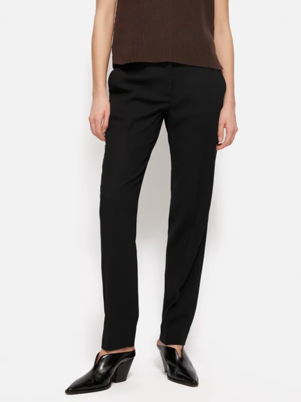Fluid Twill Palmer Trouser | Black sold by Jigsaw