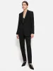 Fluid Twill Palmer Trouser | Black sold by Jigsaw