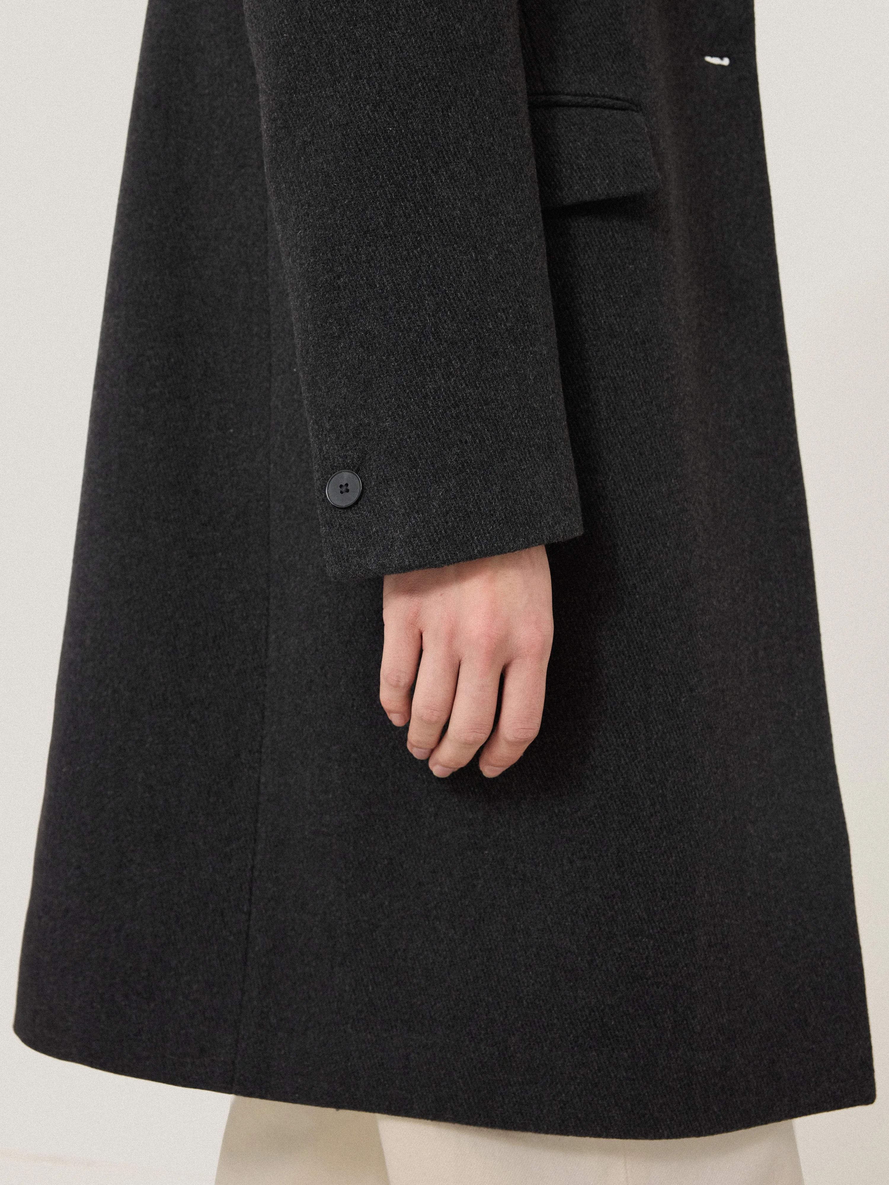 Wool Blend City Coat | Grey sold by Jigsaw product image thumbnail 4