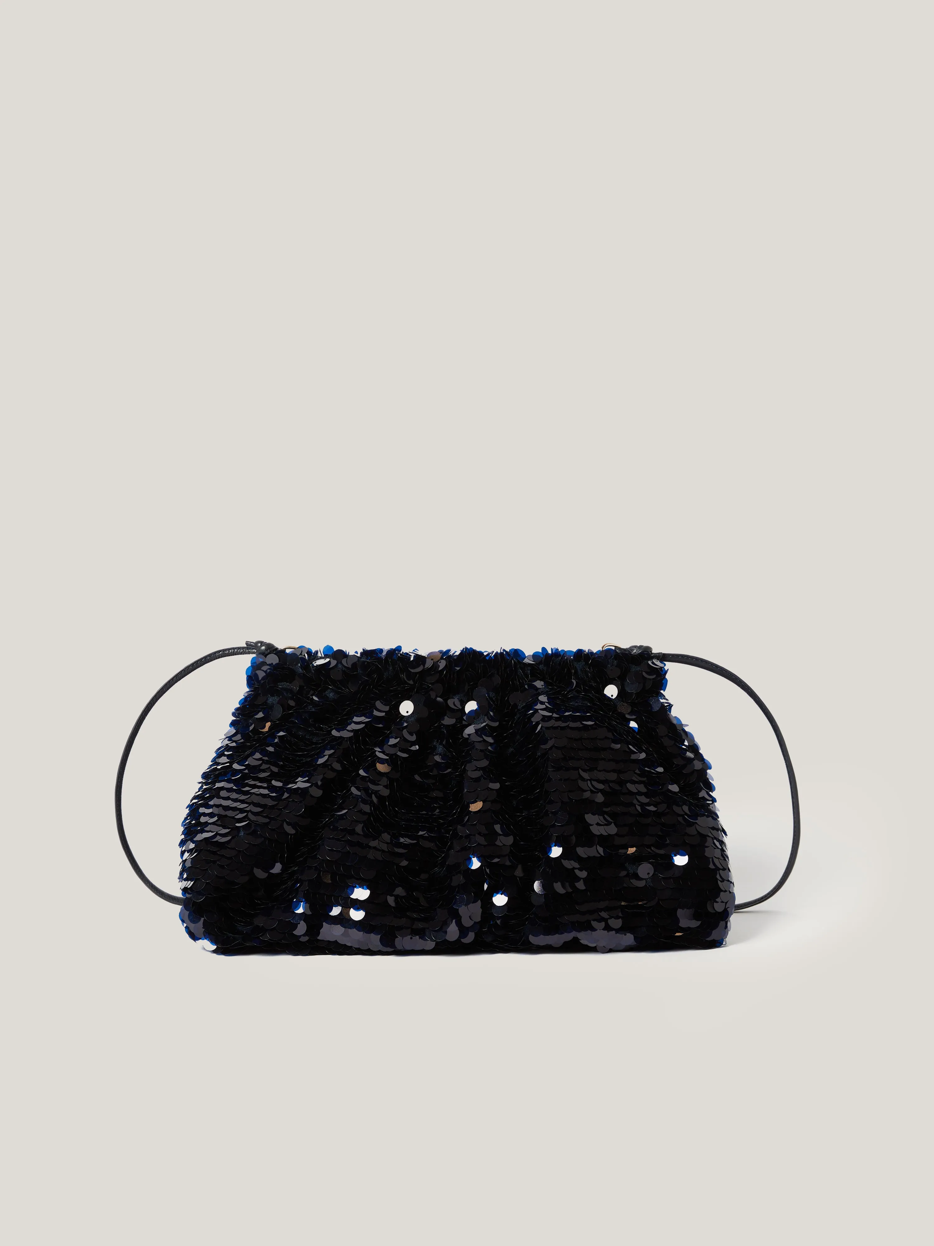 Oversized Sequin Clutch | Navy sold by Jigsaw product image thumbnail 2