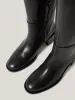Leather Heeled Riding Boot | Black sold by Jigsaw