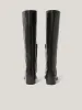Leather Heeled Riding Boot | Black sold by Jigsaw