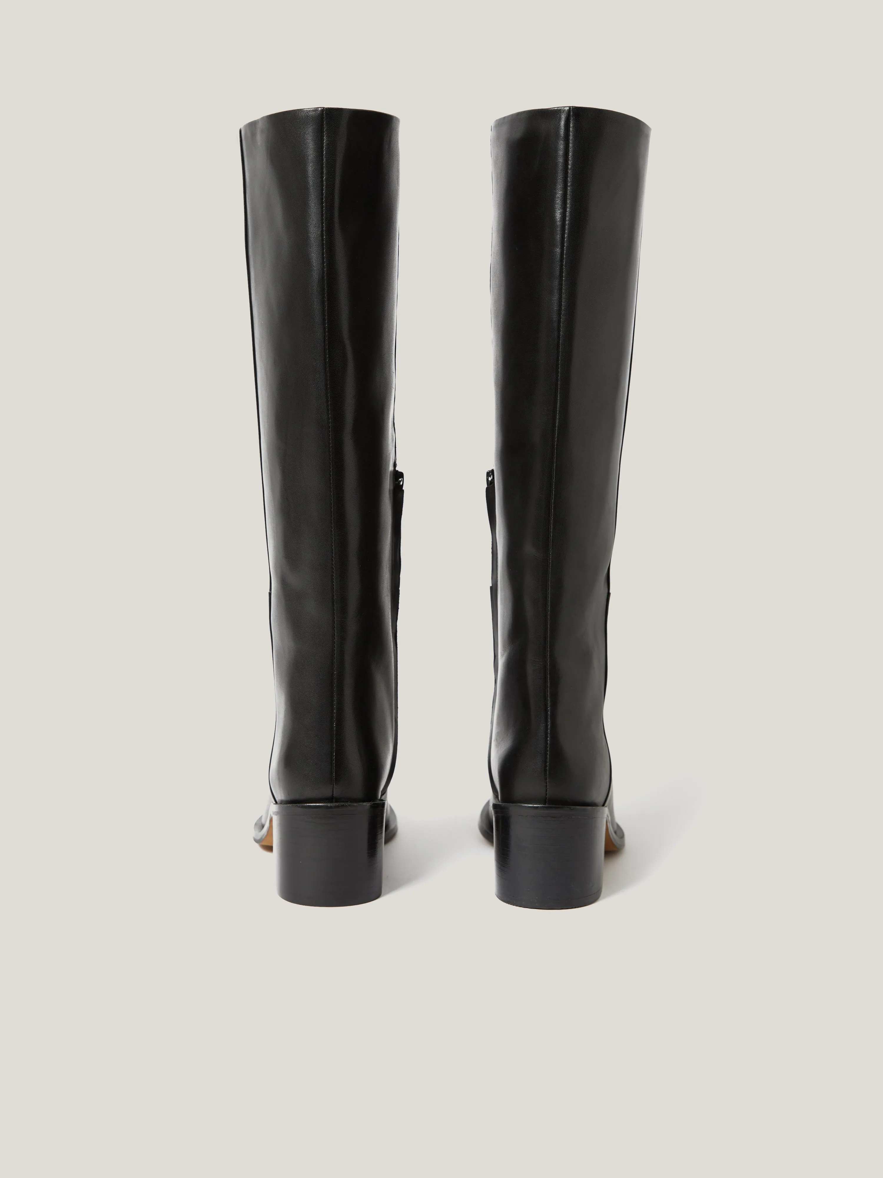 Leather Heeled Riding Boot | Black sold by Jigsaw product image thumbnail 5