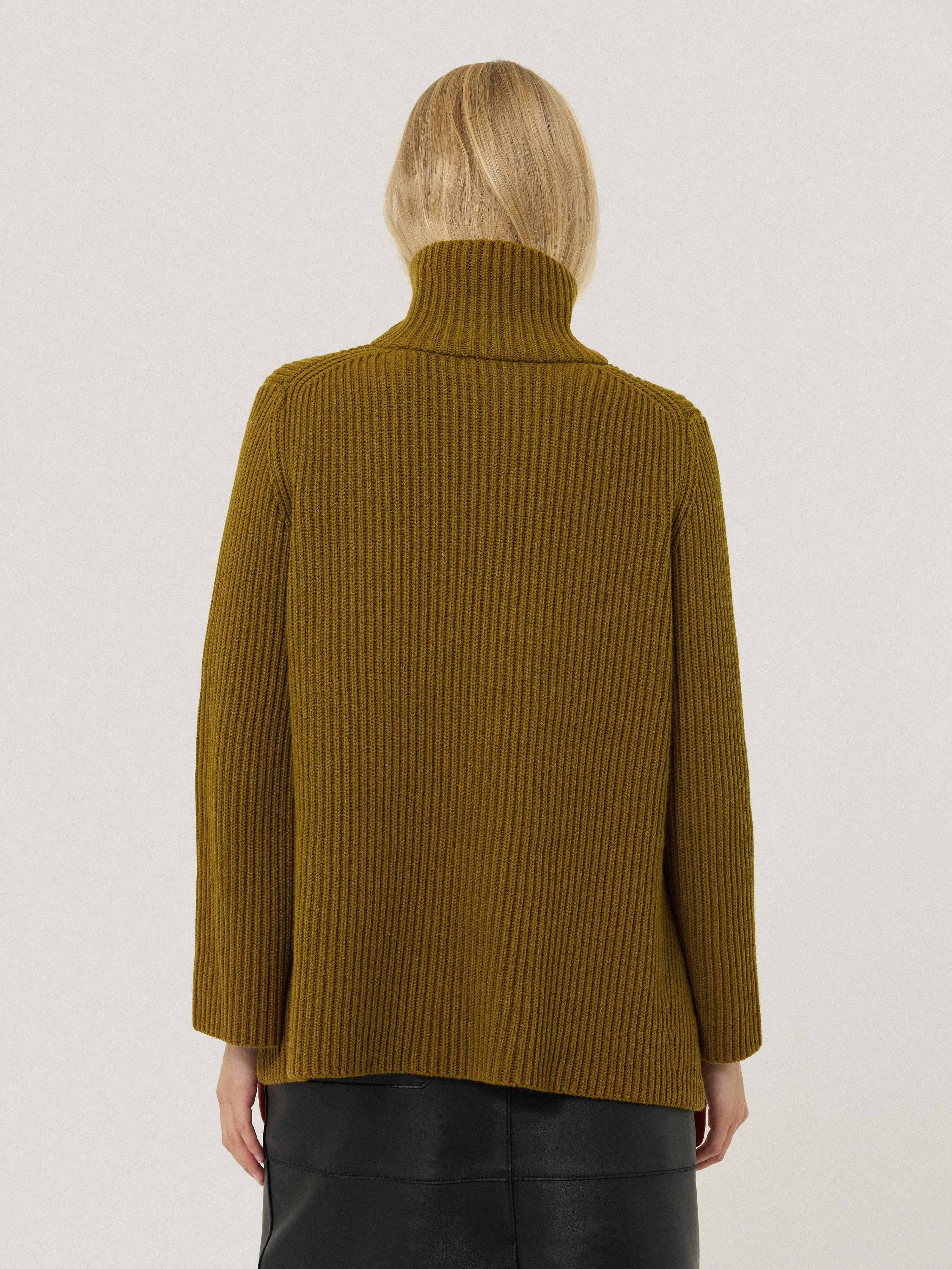 Cotton Blend Faroe Fishermans | Khaki sold by Jigsaw product image thumbnail 5